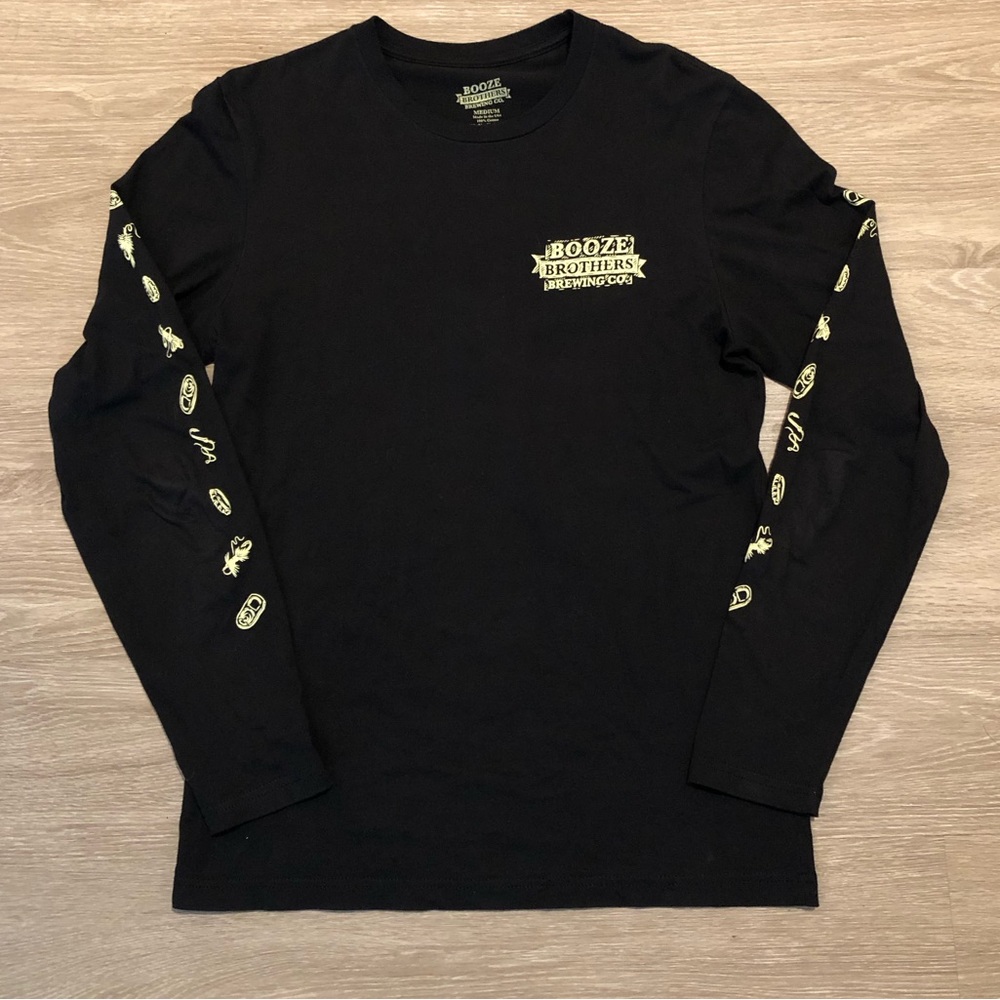 Booze Brothers Brewing Co. “Drink Like A Fish” Ben Horton art Medium L/S T-Shirt